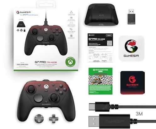 „GameSir G7 Pro“ universalus „Bluetooth“ žaidimų valdiklis „XBOX“ serijos „X/S“ / „One“ juodas