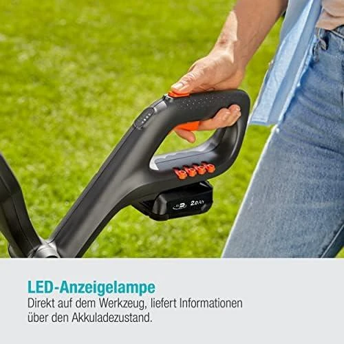 Gardena akumuliatorinė žoliapjovė EasyCut 23/18V P4A 18V pilnas komplektas
