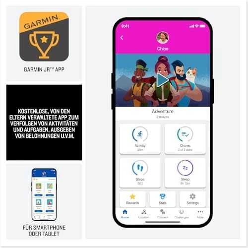 Išmanusis laikrodis Garmin Bounce 2, Turkio spalvos