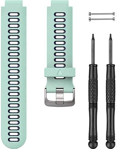 Išmaniojo laikrodžio Garmin Forerunner 735XT/230/235/630 silikoninis dirželis, Turkio spalvos