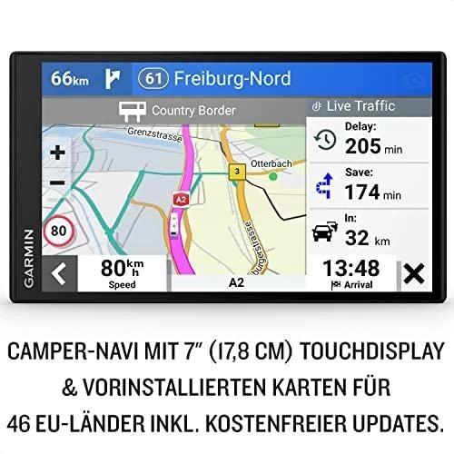 Garmin Camper 795 7" Kemperis su palydovine navigacija su skaitmeniniu eismu