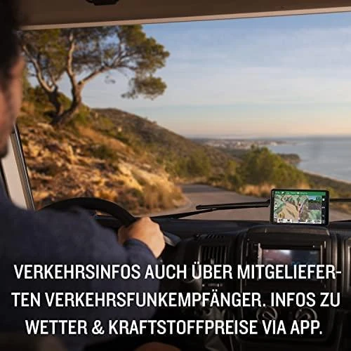 Garmin CamperCam 795 7" kemperio palydovinė navigacijos sistema su įmontuotu vaizdo registratoriumi