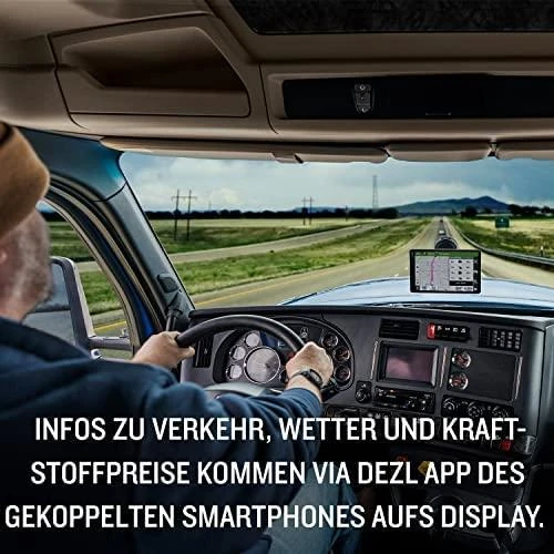 Sunkvežimių palydovinė navigacija Garmin dēzl LGV610 6" su „Live Traffic“