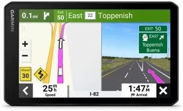 Sunkvežimio palydovinė navigacija su įmontuotu vaizdo registratoriumi +MT-D Garmin dēzlCam LGV710 7"