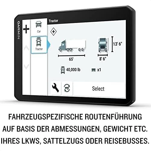 Garmin dēzlCam LGV710 7" Sunkvežimio palydovinė navigacija su įmontuotu vaizdo registratoriumi