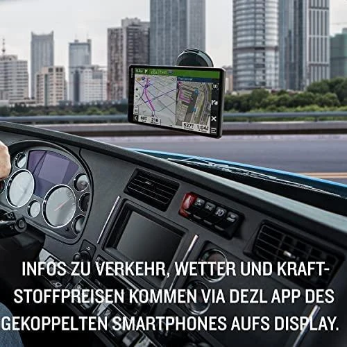 Garmin dēzlCam LGV710 7" Sunkvežimio palydovinė navigacija su įmontuotu vaizdo registratoriumi