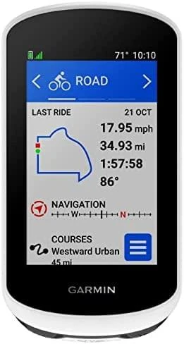 Dviračio kompiuteris Garmin Edge Explore 2, Baltas