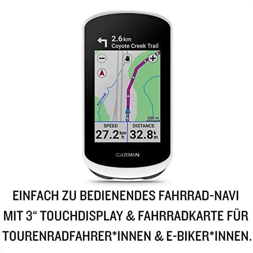 Dviračio kompiuteris Garmin Edge Explore 2, Baltas