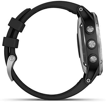 Išmanusis laikrodis Garmin fenix 5 Plus (Sidabrinis su juodu dirželiu) |  Varle.lt