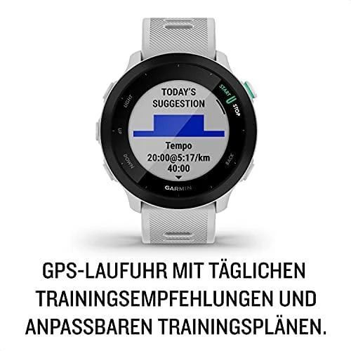 Išmanusis laikrodis Garmin Forerunner 55, Baltos spalvos