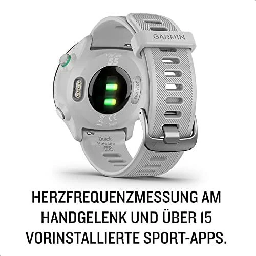 Išmanusis laikrodis Garmin Forerunner 55, Baltos spalvos