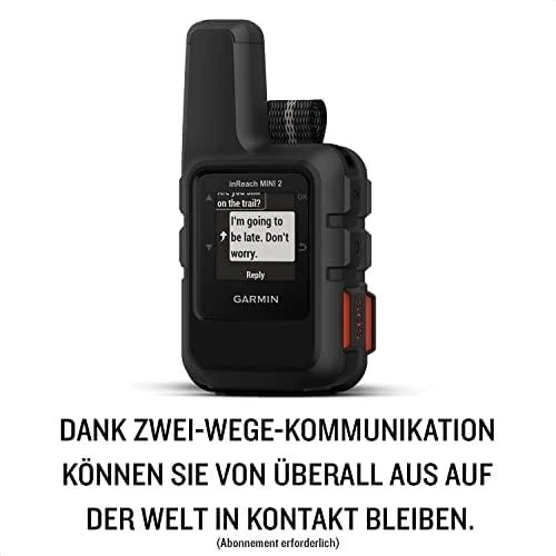 Garmin inReach Mini 2 palydovinio ryšio priemonė, Juodas