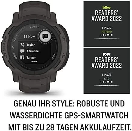 Išmanusis laikrodis Garmin Instinct 2, Grafito spalvos