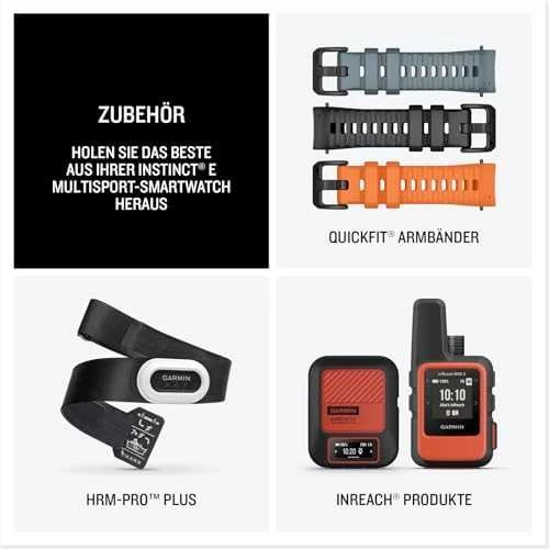 Išmanusis laikrodis Garmin Fenix E, 47 mm, AMOLED, Pilkai melsvos spalvos plienas, Juodo silikono dirželis