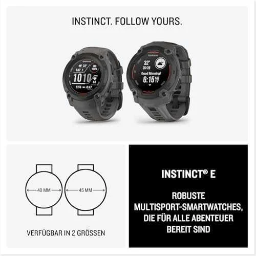 Išmanusis laikrodis Garmin Fenix E, 47 mm, AMOLED, Pilkai melsvos spalvos plienas, Juodo silikono dirželis