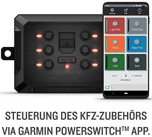 Garmin PowerSwitch kompaktiška skaitmeninė jungiklių dėžutė