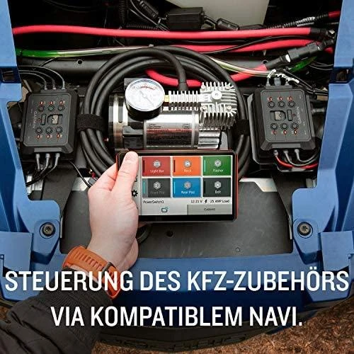 Garmin PowerSwitch kompaktiška skaitmeninė jungiklių dėžutė
