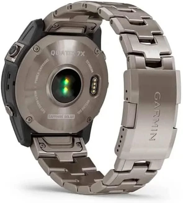 Išmanusis laikrodis Quatix 7X Solar Edition, Titaninis apvadas su titaniniu dirželiu