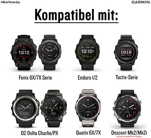Išmaniojo laikrodžio Garmin greitai atsegamas, silikoninis dirželis, Oranžinės spalvos, 26mm