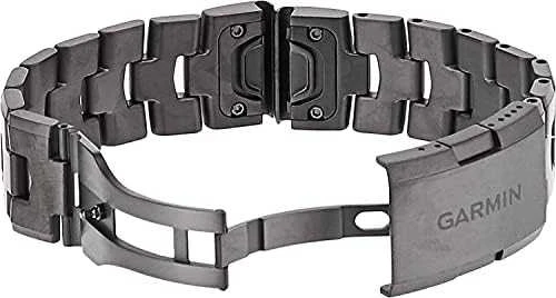 Garmin QuickFit 22mm Laikrodžio dirželis skirta fenix 6, Anglies pilkas DLC Titanium