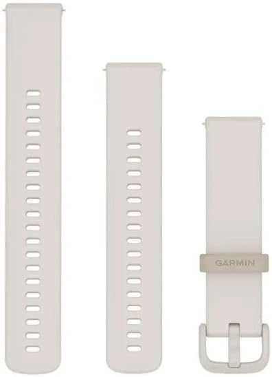 Garmin greitai atsegami dirželiai, 20 mm, Dramblio kaulo spalva