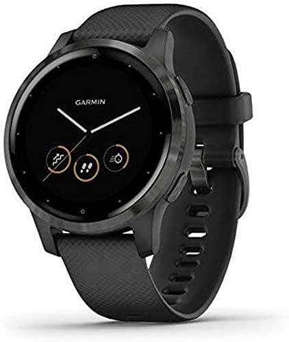 Išmanusis laikrodis Garmin vivoactive 4S, Juodas su skalūno spalvos  detalėmis | Varle.lt