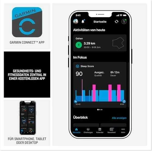 Išmanusis laikrodis Garmin vívoactive® 6, Metalinės jaspio spalvos su žaliojo jaspio spalvos dirželiu