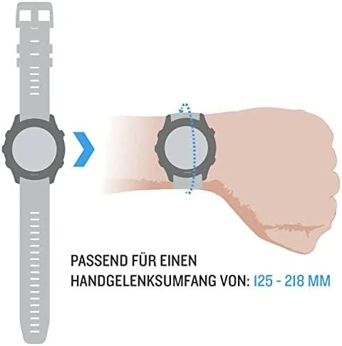 Išmaniojo laikrodžio Garmin greitai atsegamas silikoninis dirželis, Baltos spalvos, 20mm