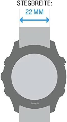 Išmaniojo laikrodžio Garmin greitai atsegamas dirželis, Mėlynos spalvos, 22mm