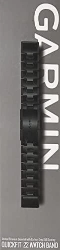 Garmin QuickFit 22mm Laikrodžio dirželis skirta fenix 6, Anglies pilkas DLC Titanium