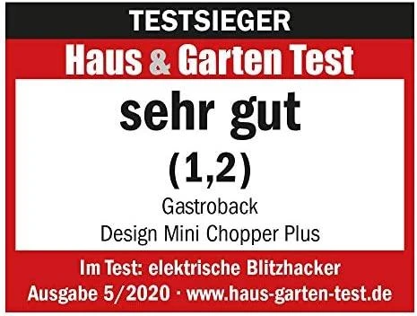 Gastroback Chopper 40961 Nerūdijantis plienas, 400 W