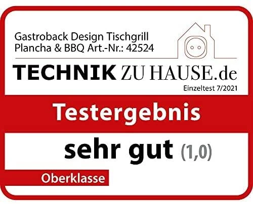 Gastroback 42524 Design Tisch-Grilis Plancha & BBQ 2.000W