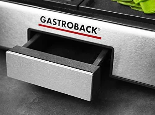 Gastroback 42524 Design Tisch-Grilis Plancha & BBQ 2.000W