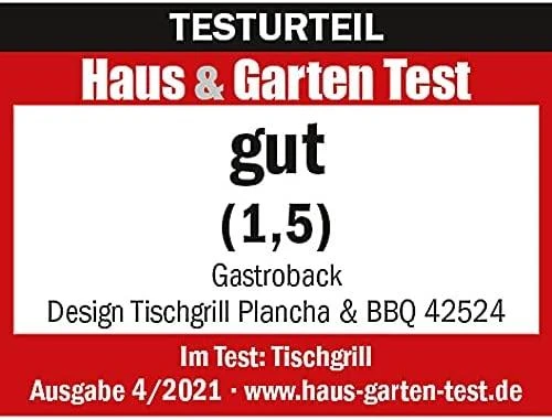 Gastroback 42524 Design Tisch-Grilis Plancha & BBQ 2.000W