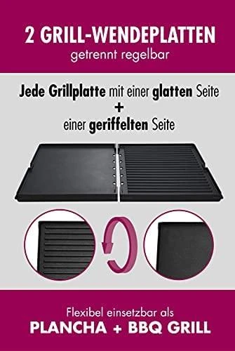 Gastroback 42524 Design Tisch-Grilis Plancha & BBQ 2.000W