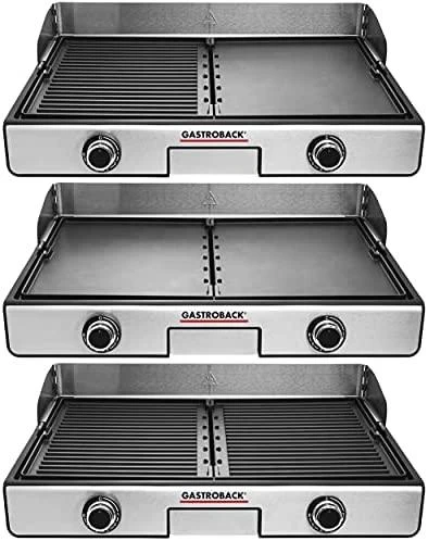 Gastroback 42524 Design Tisch-Grilis Plancha & BBQ 2.000W