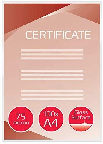 GBC Folie laminacyjne Document Pouch A4 2x75 mic 100 vnt (3740400)