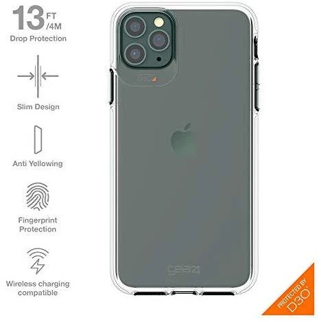 Dėklas „Gear4 GEAR4“ kristalų rūmai, skirti „iPhone 11 Pro Max Clear“