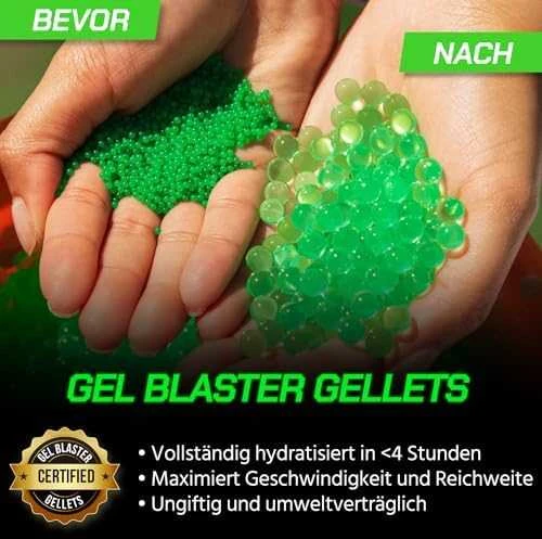 GEL BLASTER Žaislinis šautuvas SURGE su 10 000 gelio rutuliukų
