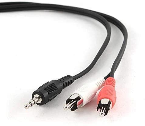 GEMBIRD CCA-458-5M Gembird garso kabelis JACK 3,5mm M / 2x RCA (CINCH) M 5M