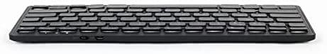 Gembird KB-BTRGB-01-DE klaviatūra Uniwersalne Bluetooth QWERTZ Niemiecki Juodas