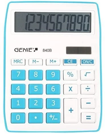 Stalinis skaičiuotuvas Genie 840B žydrais mygtukais