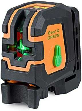 Kryžminis lazerinis nivelyras Geo-Fennel Geo1X-Žalias