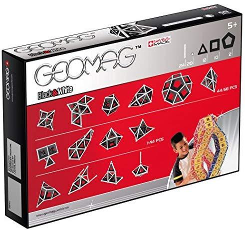 Geomag Panels Juodas&Baltas 68 pcs neodimio magnetinis žaislas 68 vnt Multi spalvos