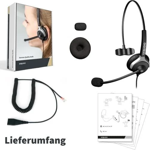 Yealink Ausinės GEQUDIO WA9002 (WA9002)