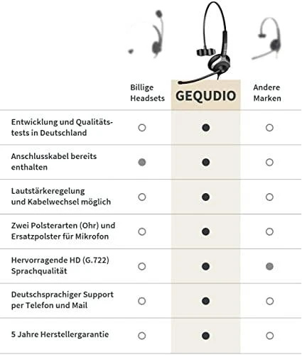 Yealink Ausinės GEQUDIO WA9002 (WA9002)