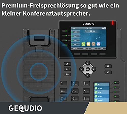 Telefonas GEQUDIO GX5+ Rinkinys telefonu IP su adapteriu