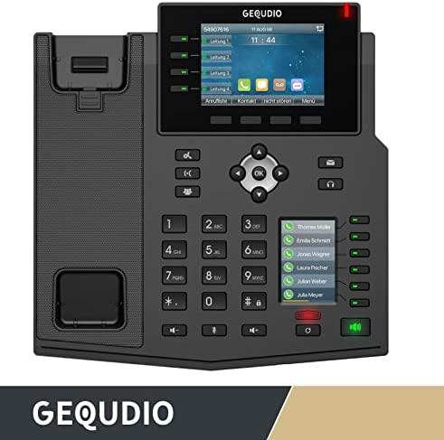 Telefonas GEQUDIO GX5+ Rinkinys telefonu IP su adapteriu