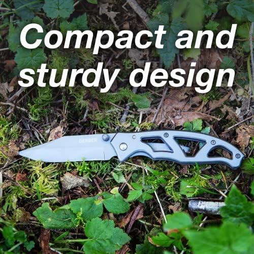 Gerber Essentials Paraframe Mini - Stainless, Fine Edge Peilis