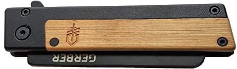Peilis Gerber Quadrant Modern Folding, Wood